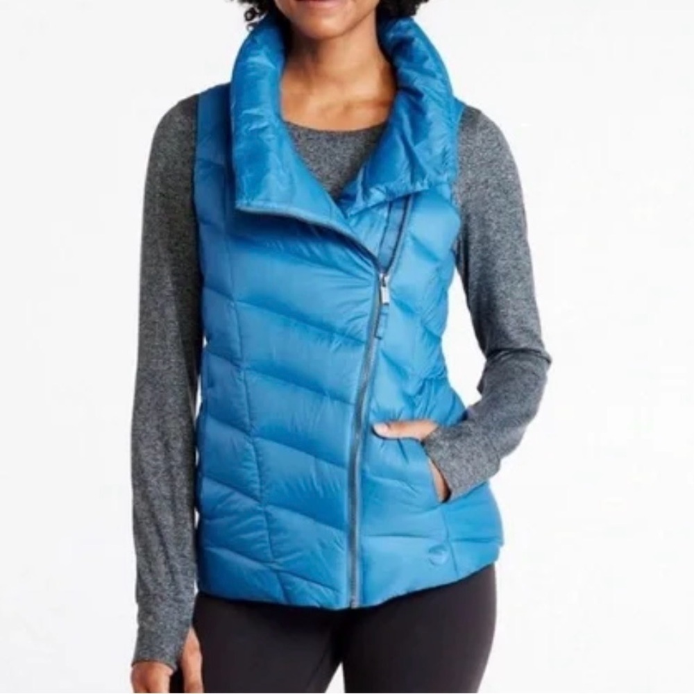 L.L. Bean Women's Blue Quilted Vest